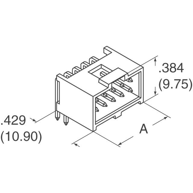 901303210 Molex  Headers Male Pins